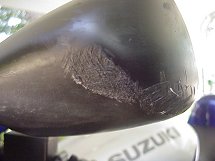 bike got a boo boo